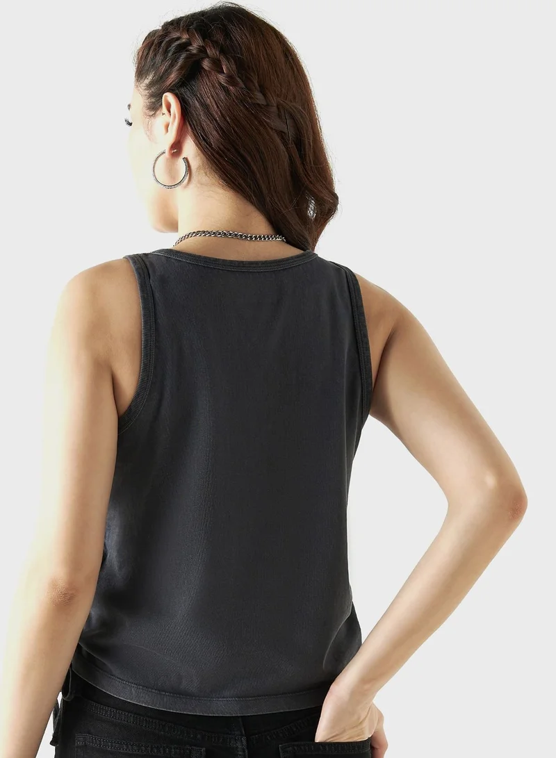 Lee Cooper Logo Detail Tank Top