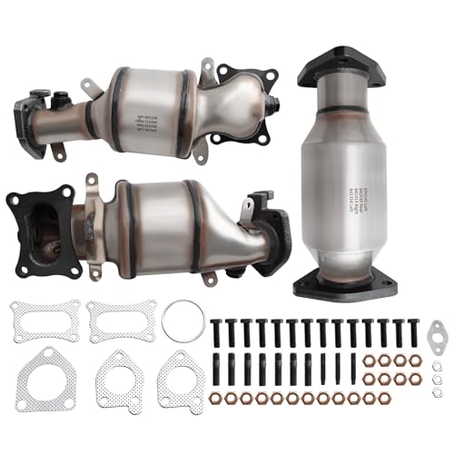 ZHRUIHAN Catalytic Converter Kit Compatible with 2008-2017 Accord、2008-2019 Odyssey、2009-2021 Pilot、Crosstour、Passport、Ridgeline & 2010-2020 MDX、RDX、RL、RXL、TL、TLX 、TSX、ZDX 3.5L V6 Engine (EPA Compliant) - Image 1