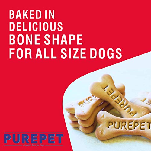 Purepet All Life Stages Dog Treat 800g Pouch | Milk Flavour | Keep Your Pet Active and Healthy | Promotes Lustrous Skin and Coat | Vitamins and Minerals | Remove Plaque & Reduces Tartar Build Up - Image 5