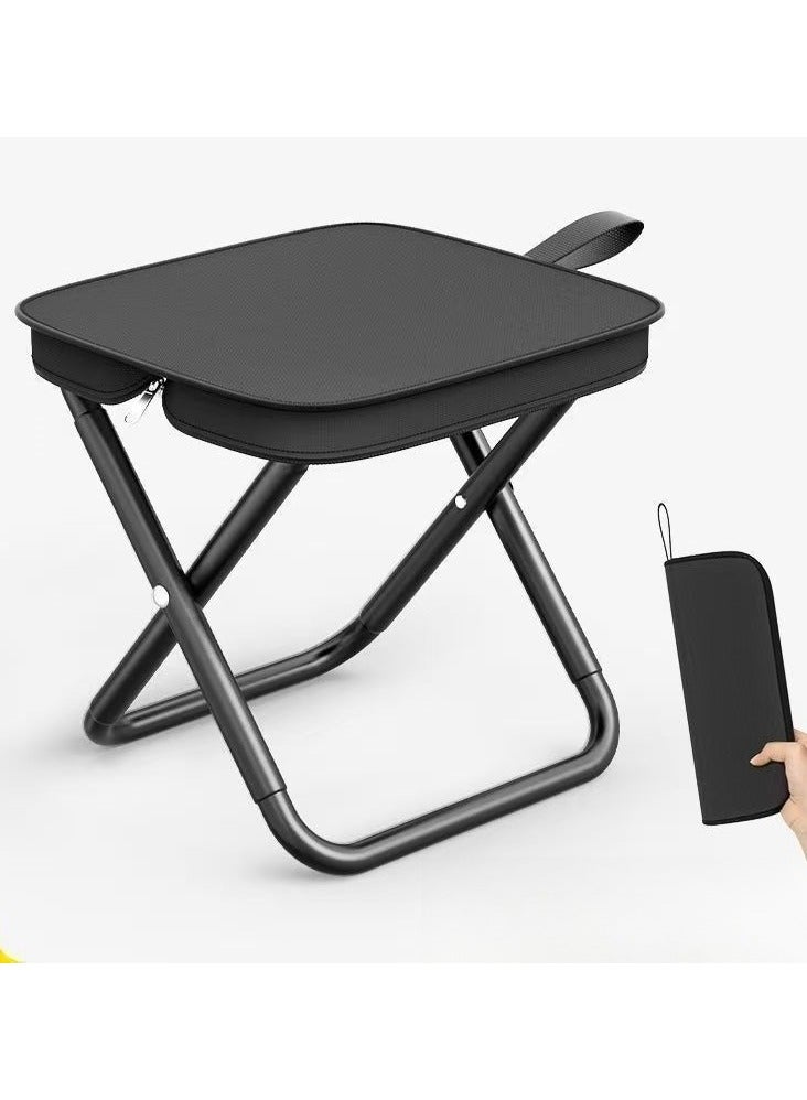 general Portable foldable outdoor camping stool 28.5cm*26.5cm*25cm black - Image 1