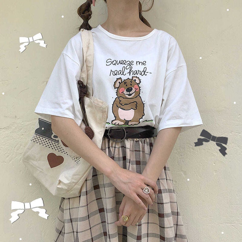 Wholesale womens new summer short sleeve T-shirt students loose Korean version of the Harajuku style jacket factory outlet 6093#
