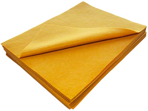 Playfully Ever After 9x12 inch Acrylic Felt 20 Sheet Pack (Mustard Yellow) - Image 1