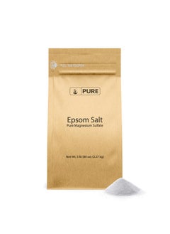 PURE ORIGINAL INGREDIENTS Pure Original Ingredients Epsom Salt (5 lb) Pure Magnesium Sulfate, Food Grade, Soaking Solution  - Image 1
