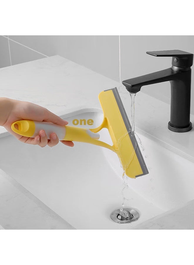 Pinyu Double-sided Squeegee, Three-in Multi-functional Household Window Cleaner, Car Glass Brush Cleaning Tool - Image 2
