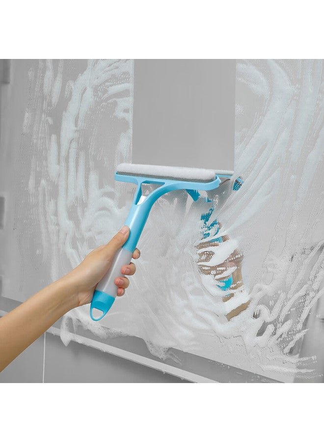 Pinyu Double-sided Squeegee, Three-in Multi-functional Household Window Cleaner, Car Glass Brush Cleaning Tool - Image 1