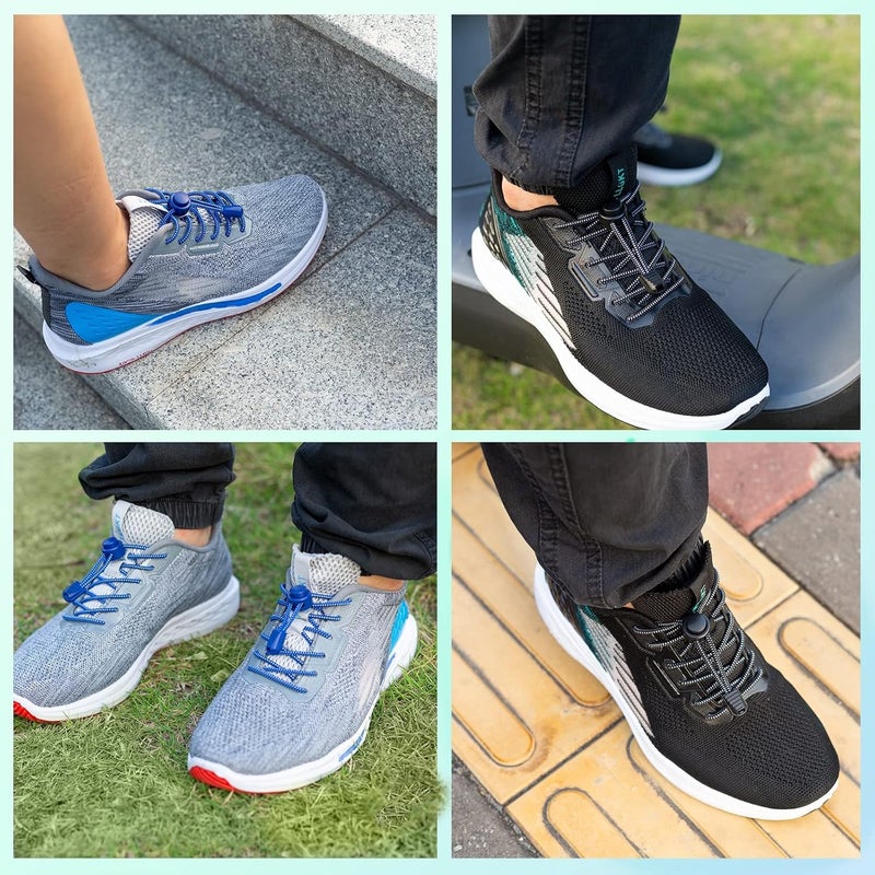 AIXMEET 1 Pair / 5 pairs No Tie Shoe Laces for adults, Elastic Shoe laces,shoelaces tieless, no tie shoelace for kids - Image 5