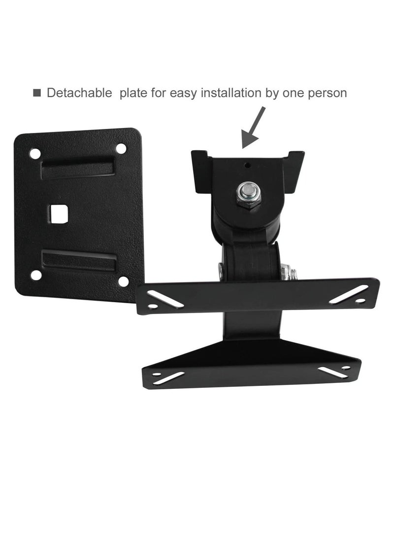 ELTRAZONE Universal Rotating Swivel Tilting LCD Monitor TV Bracket Wall Mount for Samsung, Sony, LG, Sharp, Haier, Toshiba,Element, TCL, Westinghouse 14 15 17 19 22 24 Inch, Plasma, LCD, LED, TV Monitors - Image 3