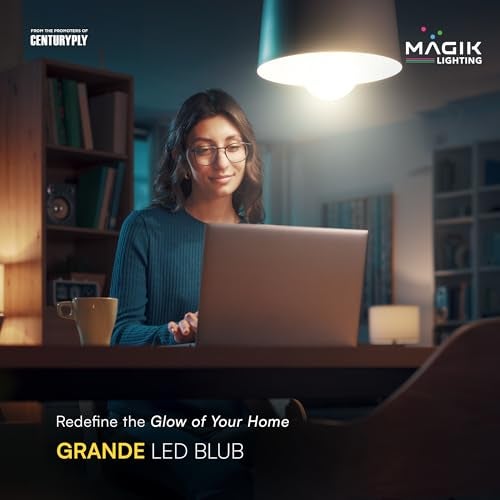 MAGIK Grande 15W LED Bulb | Cool White (6500K) | B22 Base | High Brightness LED Lamp for Home & Office, Energy Efficient, Long Life with Wide Light Spread | Pack of 2 - Image 5