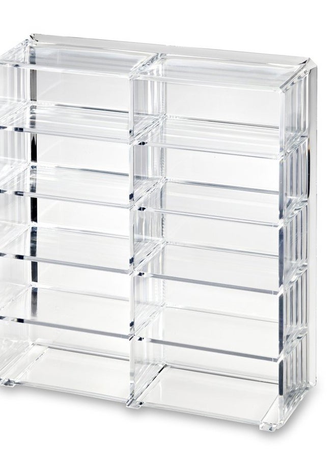 BY ALEGORY - Acrylic Hair Accessory Organizer Storage for Bows Ties Bobbi Pins Claws Barrette Silk Scarves Scrunchies Ribbon Bandana Drawer Refillable Container Tray - Image 1