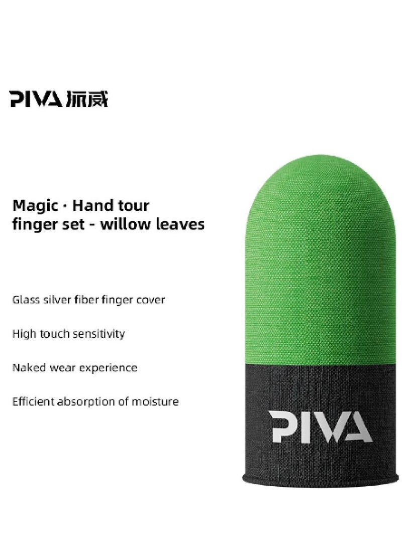 piva Peva Anti-Sweat Finger Glove for Games Green 