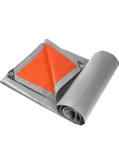 Heavy-Duty Orange/Silver Tarpaulin Sheet, Waterproof, UV-Resistant, Tear-Proof, Multipurpose Cover for Outdoor Protection, Camping, Construction, Trucks, Boats, and Furniture – Various Sizes Available - pzsku/ZEC98073A552B41572923Z/45/_/1734525096/1b8bb218-77b0-4522-9d03-9e0b7c435b30