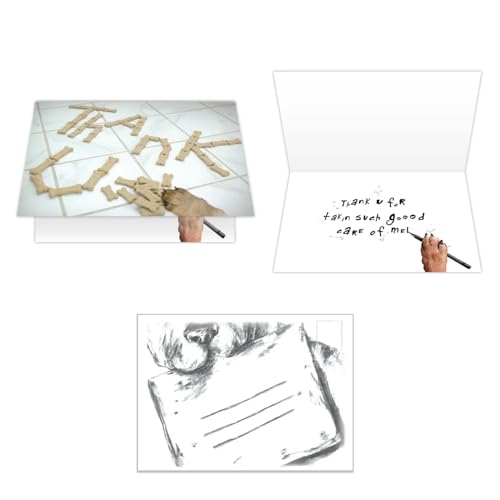 Dog Speak Thank You Letter – Pet Sitter Appreciation Card – Dog Paw with Treats Design, 4.75" x 6.75" – Includes Envelope, Thoughtful Pet Care Thank You - Image 5