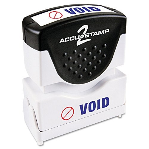 ACCUSTAMP2 035539 Pre-Inked Shutter Stamp Void, Red/Blue Ink, 1 Count - Image 1