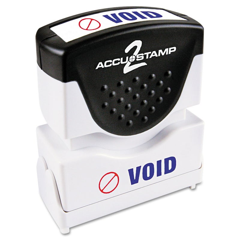 ACCUSTAMP2 035539 Pre-Inked Shutter Stamp Void, Red/Blue Ink, 1 Count - Image 5