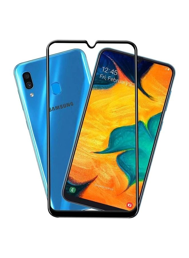 shAyzee EWorld Samsung Galaxy A10 5D Full Glue Cover Tempered Glass Screen Protector Clear - Image 1