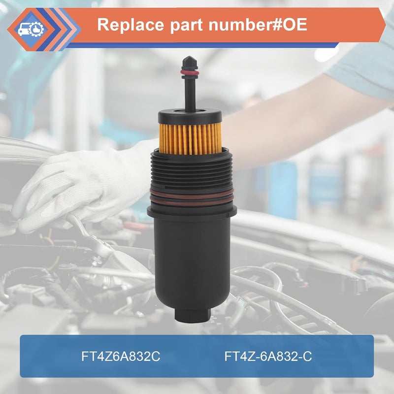 ZONFANT Oil Filter Cap Cover for Ford Lincoln Vehicles 2015-2022 - Image 2