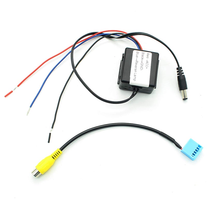 GreenYi Car Rear View Camera Power Delay Timer Relay Filter Rectifier RCD330 PQ MIB RCA Conversion Adapter for VW BMW Benz Audi - Image 1