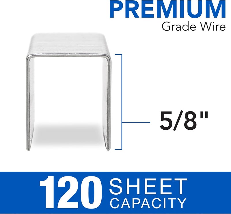 Swingline Staples, Heavy Duty, 5/8" Length, 20-120 Sheet Capacity, 100/Strip, 2500/Box, 1 Pack, Light Touch (90009) - Image 3