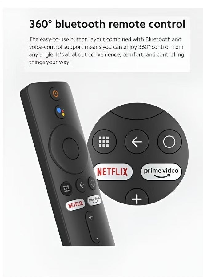 PopZa Mi TV Stick Remote | Replacement Remote Control for Xiaomi Mi TV Stick/MI Box 4S 4K with Bluetooth & Voice Control - Universal Remote for Seamless Streaming Experience - Image 4