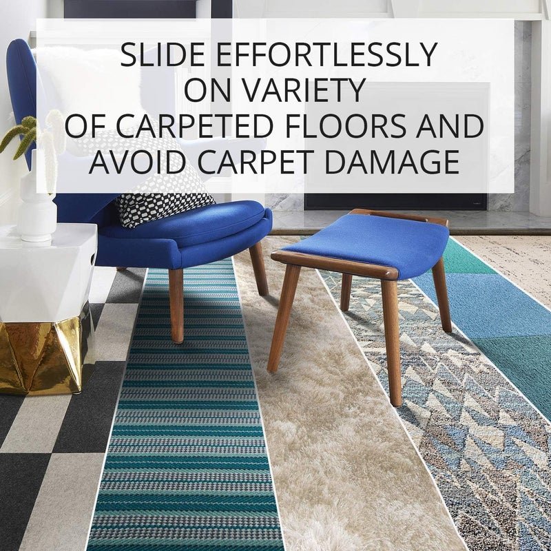 X-Protector Chair Sliders – Furniture Sliders 40 pcs Carpet Sliders 1” – The Best Furniture Moving Pads – Premium Chair Leg Floor Protectors – Slide Effortlessly with Chair Pads & Protect Your Floor! - Image 4