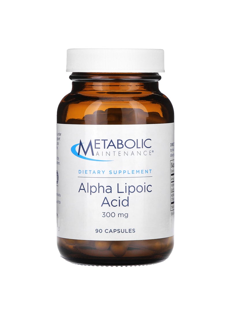 Metabolic Maintenance Alpha Lipoic Acid, 300 mg, 90 Capsules