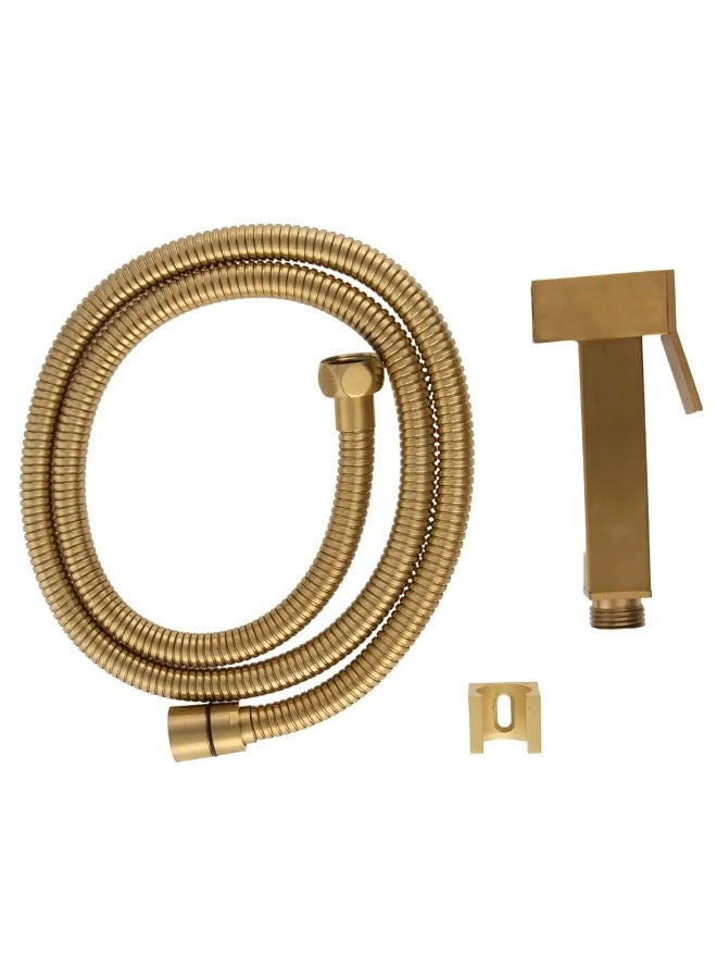 Bold Stella Brass Shattaf Set Stella Brushed Gold Hand Spray - Image 3