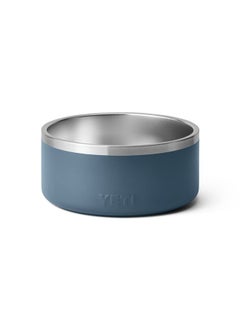 YETI Boomer 8, Stainless Steel, Non-Slip Dog Bowl, Holds 64 Ounces, Nordic Blue  - Image 3
