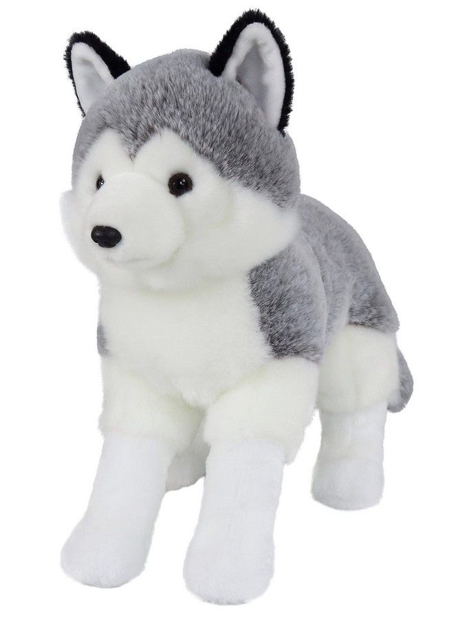 Ice King Bear Lifelike Siberian Husky Stuffed Animal Plush Toy 14 Inches Length Standing - Image 5