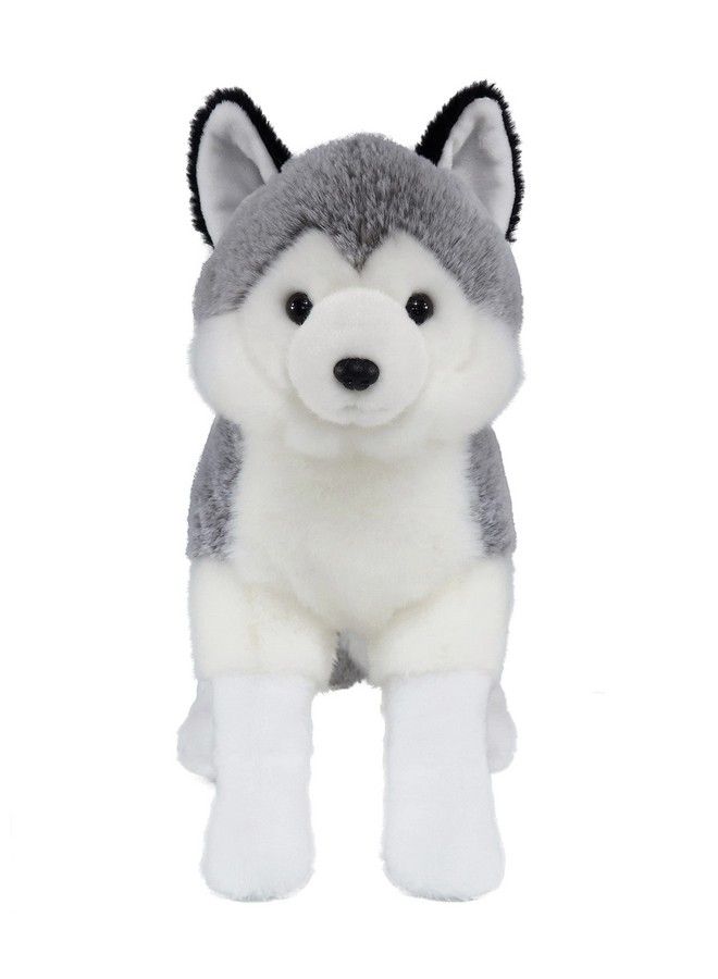 Ice King Bear Lifelike Siberian Husky Stuffed Animal Plush Toy 14 Inches Length Standing - Image 4