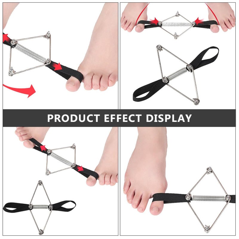 Elastic Bunion Corrector Strap For Hallux Valgus Relief Black Foot Support - Image 4