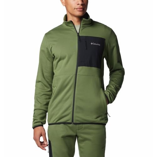 Columbia Men Green Omni Wick Hike Full Zip II Jacket, L - Image 1