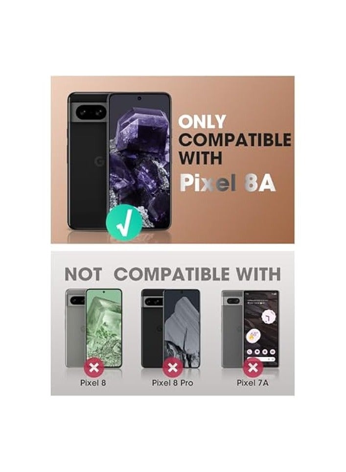 SUPCASE for Google Pixel 8A Case with Stand & Belt-Clip (Unicorn Beetle Pro), [Built-in Screen Protector] [Military-Grade Protection] Heavy Duty Rugged Kickstand Phone Case for Pixel 8A, Black - Image 2