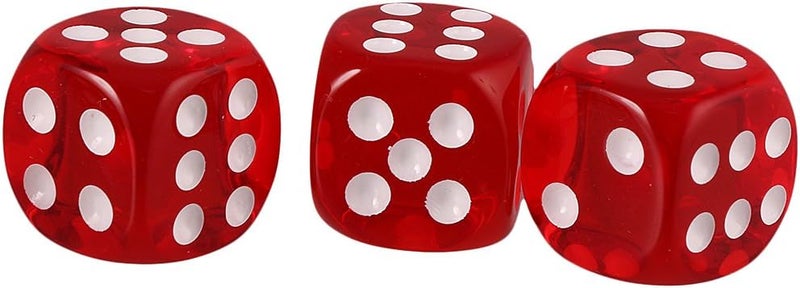 كلاراكو مجموعة من 10 قطع من النرد سداسي الأوجه للعب الأدوار D&D RPG - أحمر - Image 5