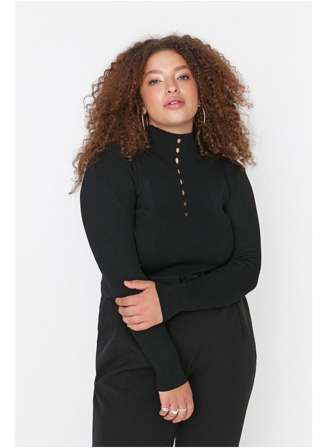 trendyol - Fitted Plus Size Blouse - Image 1