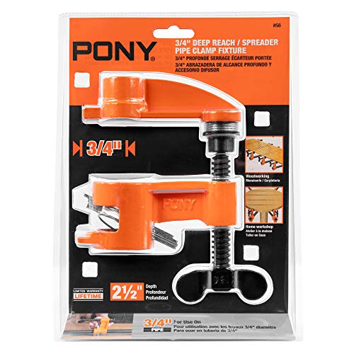 Pony 56 2-1/2" Deep Reach Clamp & Spreader Fixture for 3/4" Pipe - Image 5
