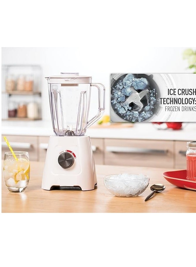 مولينكس Blender 800 Watt 2 Liters (1.25L Net) Grinder and Chopper White LM4231EG. 1.25 L 800 W LM4231EG White - Image 5