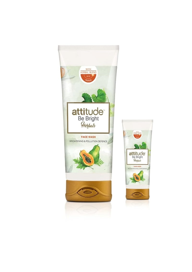 Amway Attitude Be Bright Herbals Face Wash 100ml Each PO2 - Image 1
