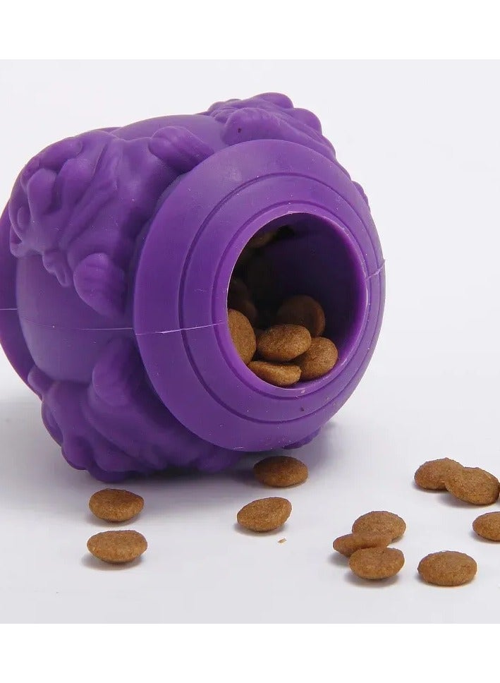 لعبة مضغ للكلاب من مادة السيليكون المتينة لتنظيف أسنان الحيوانات الأليفة، ألوان متنوعة (قطعتان) - Image 5