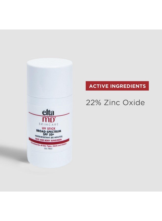 ايتا ام دي واقي من الشمس بالأشعة فوق البنفسجية للوجه والجسم، عامل حماية من الشمس 50+، واقي من الشمس للوجه مع أكسيد الزنك، حجم مناسب للسفر، قلم واقي من الشمس غير ملون، عدد 1 (عبوة من قطعة واحدة) - Image 5