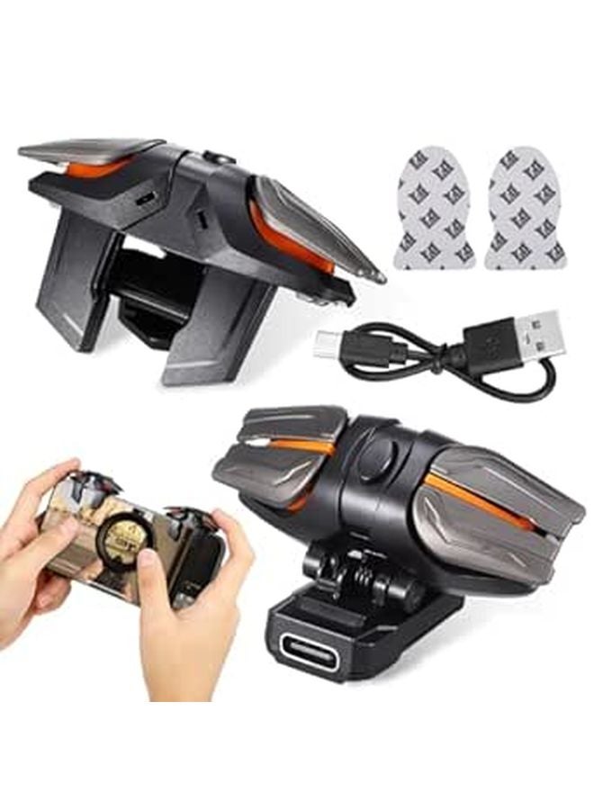 Mobile Gaming Triggers with 2 Gloves for Phone Game Controller and Shooter Games - Image 1