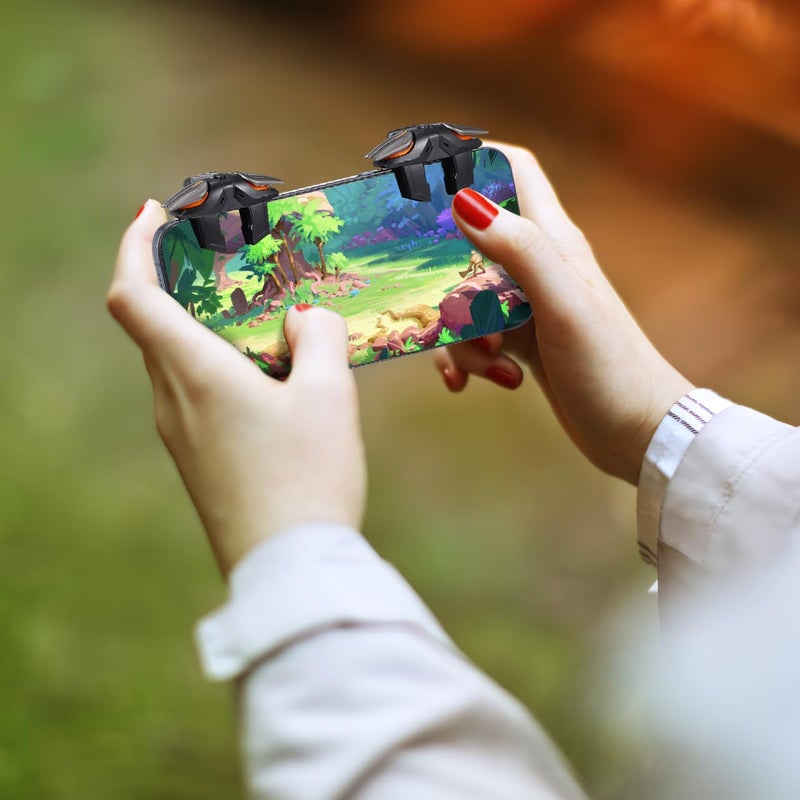 Mobile Gaming Triggers with 2 Gloves for Phone Game Controller and Shooter Games - Image 5
