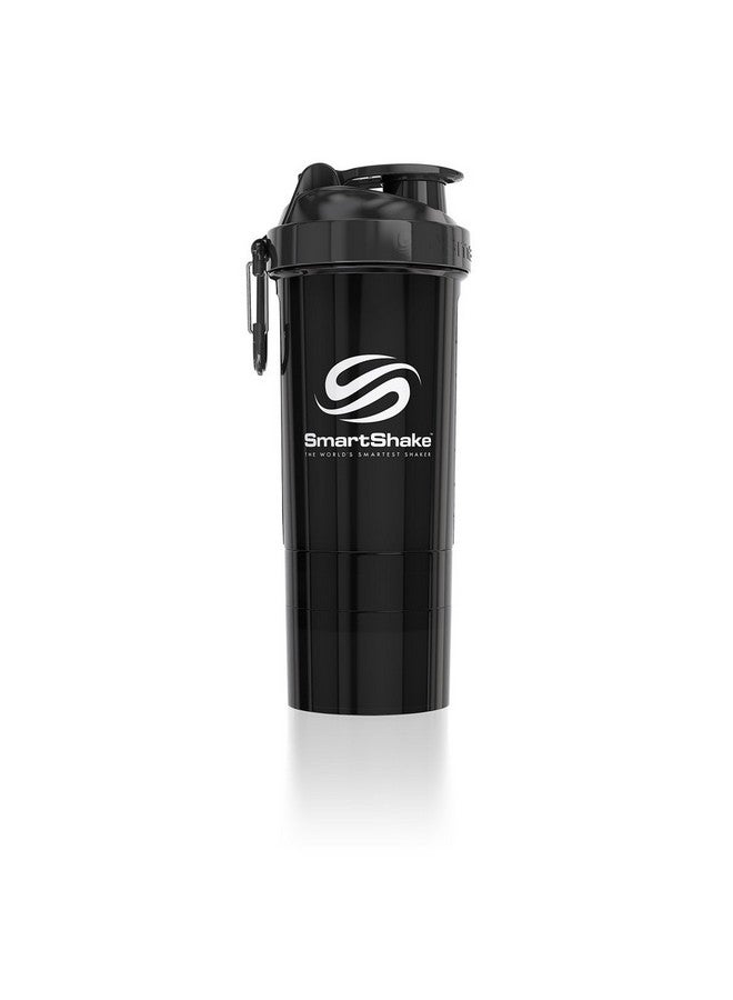 SmartShake Original 2Go Bottle, 27 Oz Shaker Cup, Gunsmoke Black - Image 1