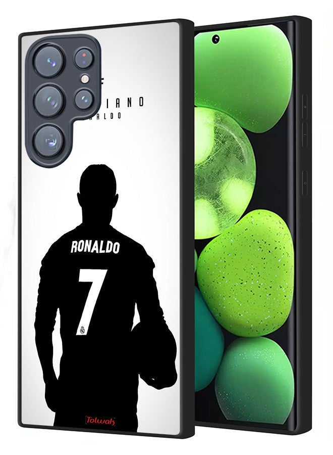 Tolwak غطاء حماية لجهاز سامسونج جالكسي S23 ألترا 5G بقناع كريستيانو رونالدو - Image 1