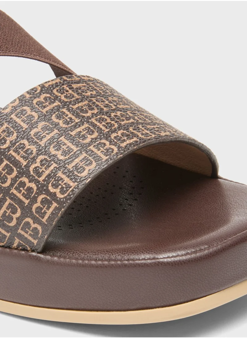 شو اكسبرس Multi Strap Wedge Sandals