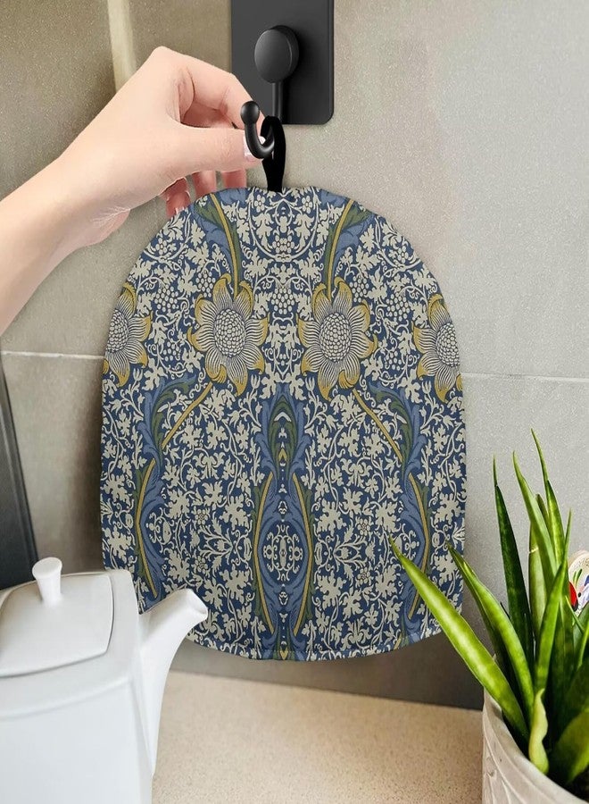Drnuikhe Tea Cozy for Teapots with Handle - William Morris Pattern Kennet Dust Insulated Cover, Hanging Fold-Up Design, Suitable for Kitchen and Living Room Table Decoration - Image 4