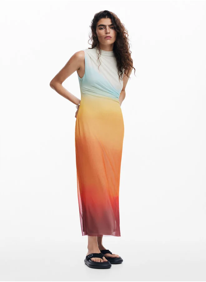 DESIGUAL Ombre Tulle Dress