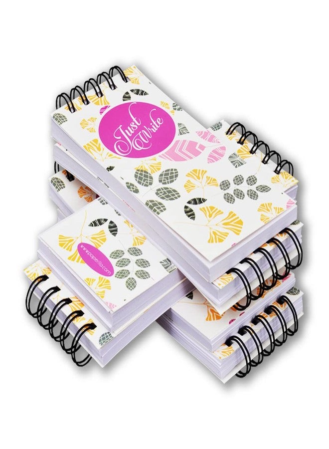 COI Pocket Notebooks, Spiral Notepads, Memo Pads for Home, Office College, School - Unruled Paper - 100 Sheets Per Notepads - Set of 6. - Image 2