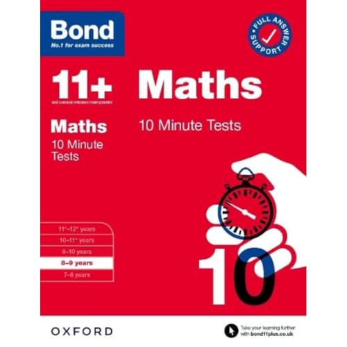 Bond 11 Bond 11 Maths 10 Minute Tests With Answer Support 89 Years