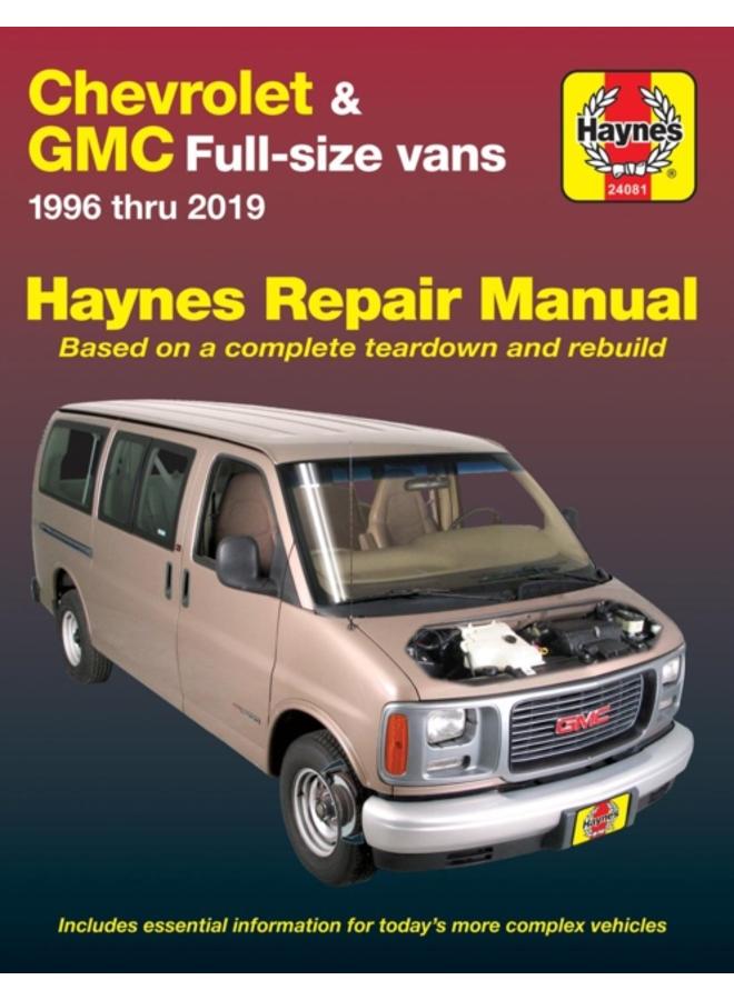 Chevrolet Express & GMC Savana full-size petrol vans (1996-2019) (USA) : 97-10
