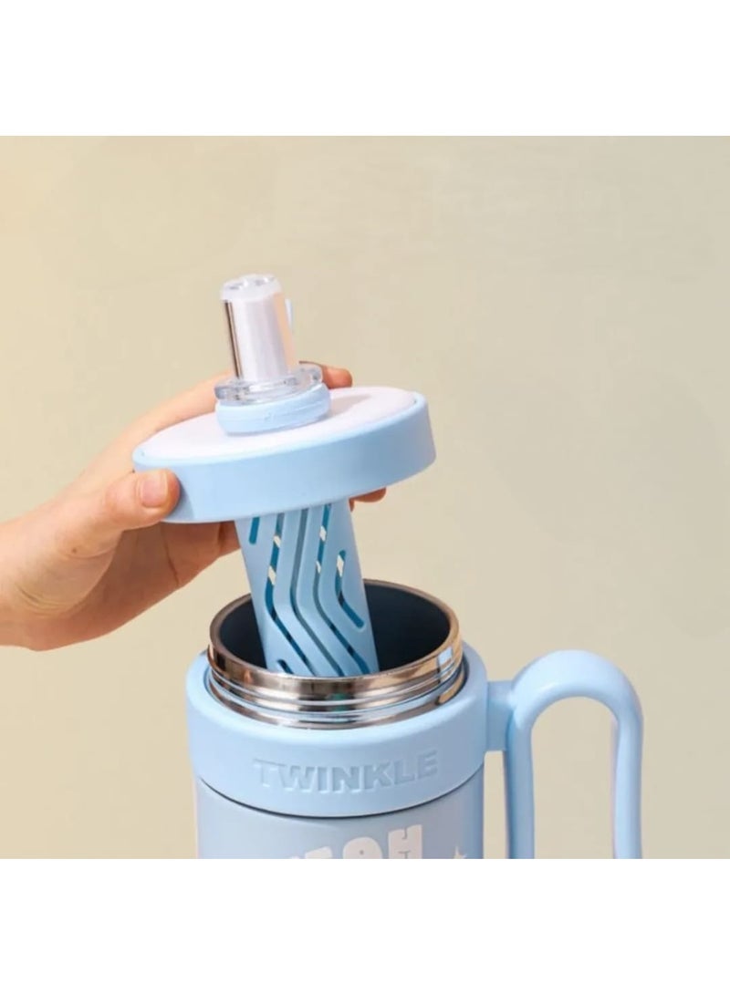 Twinkle Starks 850ml Cup + Strainer for Drinks and Ice, Stainless Steel, Rust and Leak Proof, Keeps Liquids Hot and Cold for 7 to 12 Hours, Sealed 304. - Image 3